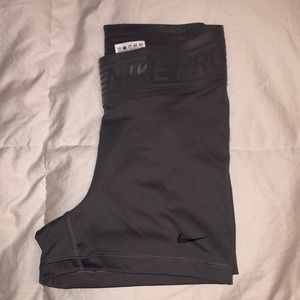 Gray Nike Pro Spandex